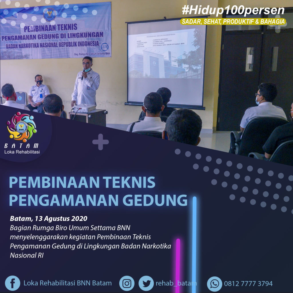 Kegiatan Pembinaan Teknis Pengamanan Gedung di Lingkungan BNN RI