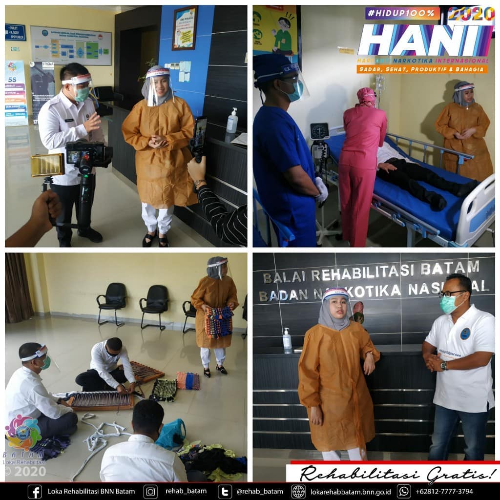 Puncak HANI 2020, Loka Batam Sosialisasi Layanan Dengan Facility Tour Virtual Bersama Influencer Kota Batam Yusifadila