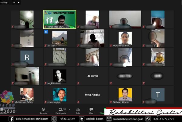 Perdana ! Family Support Group (FSG) Virtual Diselenggarakan di Loka Batam