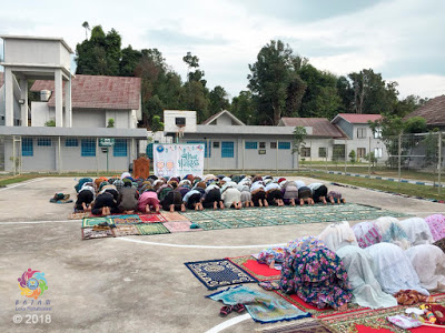 Begini Suasana Shalat Ied 1439 H bersama para residen di Loka Rehabilitasi BNN Batam