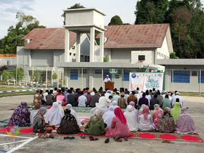 Begini Suasana Shalat Ied 1439 H bersama para residen di Loka Rehabilitasi BNN Batam