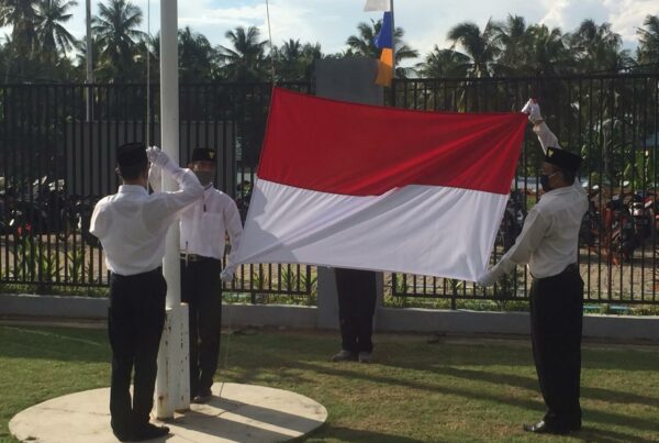 Upacara Bendera Peringatan Proklamasi ke 75 tahun Republik Indonesia