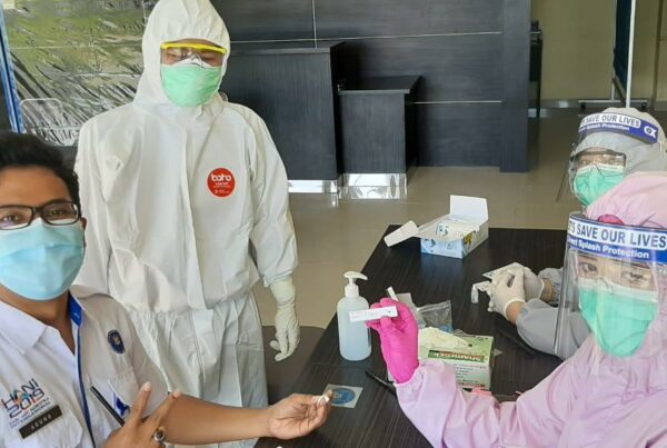 Menyongsong Tatanan Normal Baru, Loka Batam Gelar Pemeriksaan Rapid Test Kepada Seluruh Pegawai