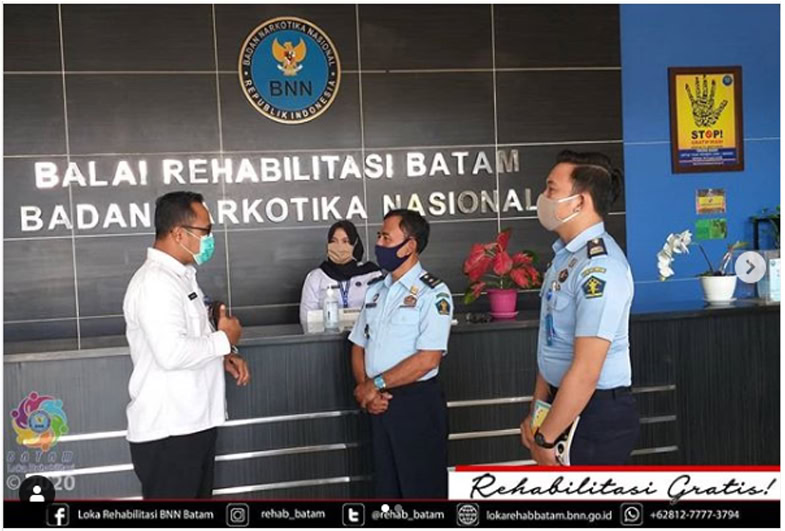 Delegasi LAPAS Khusus Narkotika Kelas II Tanjungpinang, Lakukan Observasi di Loka Rehabilitasi BNN Batam Delegasi LAPAS Khusus Narkotika Kelas II Tanjungpinang, Lakukan Observasi di Loka Rehabilitasi BNN Batam