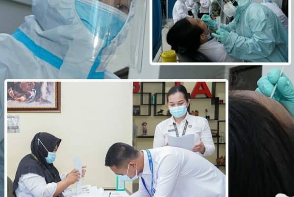 Pemeriksaan Swab PCR Periode Kedua Bagi Seluruh Pegawai Loka Rehabilitasi BNN Batam