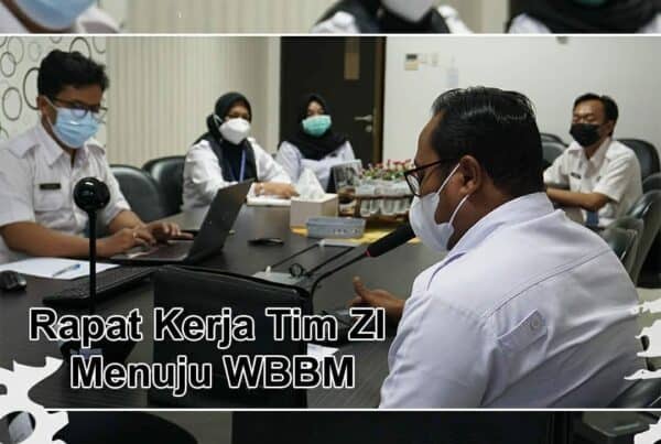 Rapat Monitoring & Evaluasi Pembangunan Zona Integritas Menuju WBBM Tahun 2021