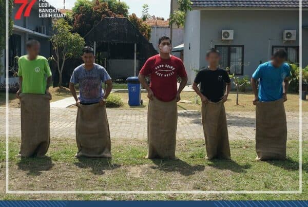 Kegiatan Memperingati HUT ke 77 tahun Republik Indonesia di Loka Rehabilitasi BNN Batam
