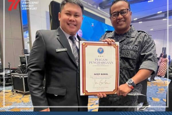 Acep Ranal, Salah Satu Petugas Rehabilitasi Loka Rehabilitasi BNN Batam Meraih Juara ke 2 Dalam Ajang Pengharaan Petugas Rehabilitasi Terbaik tahun 2022