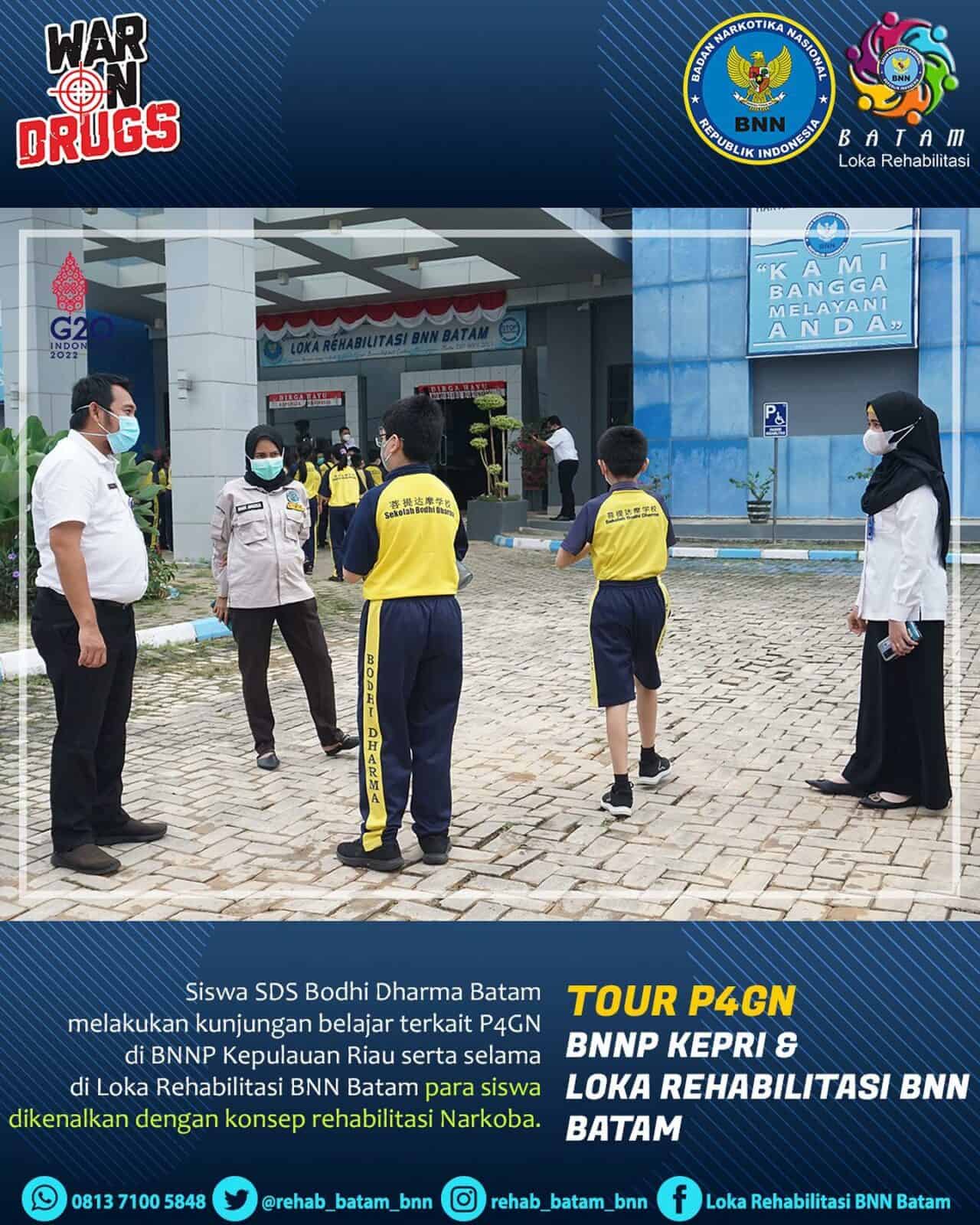 “Tour P4GN” SDS Bodhi Dharma Batam ke Loka Rehabilitasi BNN Batam “Tour P4GN” SDS Bodhi Dharma Batam ke Loka Rehabilitasi BNN Batam