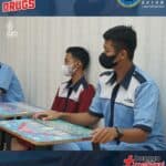 Klien Rehabilitasi Anak Belajar Bersama dengan Para Siswa SMK Negeri 7 Kota Batam