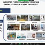 Sosialisasi Pelaksanaan Pemantauan dan Evaluasi Sarana & Prasarana Ramah Kelompok Rentan tahun 2023