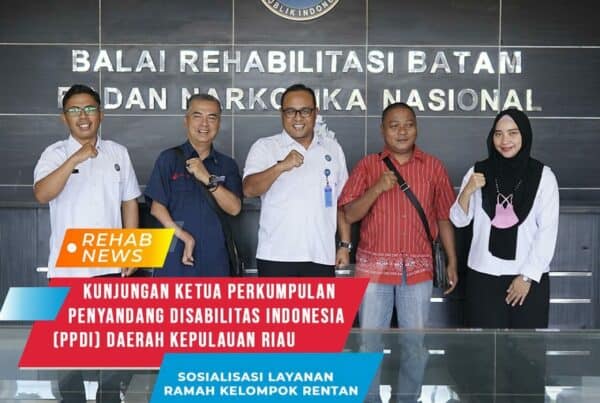 Kunjungan Ketua dan Sekretaris Perkumpulan Penyandang Disabilitas Indonesia (PPDI) Kota Batam.