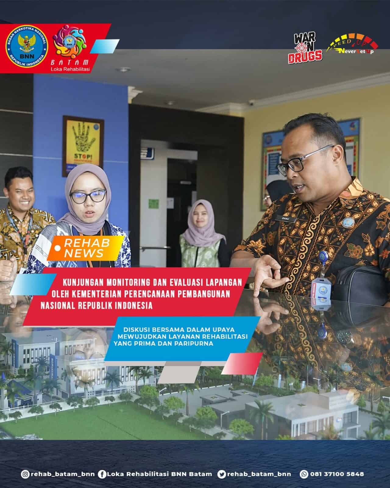 Dalam Rangka Pemantauan Lapangan, Kepala Loka Batam Terima Kunjungan Tim BAPPENAS RI Kepala Loka Batam Terima Kunjungan Tim BAPPENAS