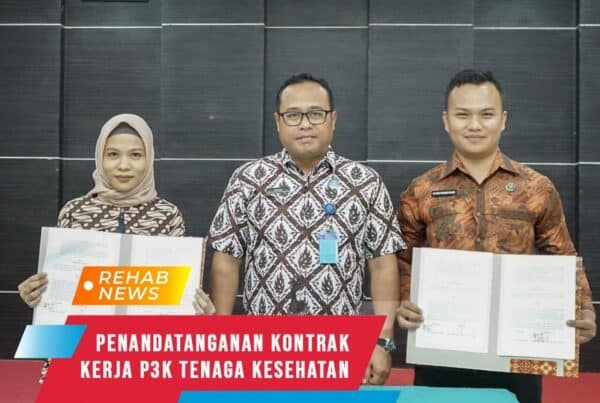 Penandatanganan Kontrak Kerja bagi Pegawai Pemerintah dengan Perjanjian Kerja (P3K) Rumpun Tenaga Kesehatan Penandatanganan Kontrak Kerja bagi Pegawai Pemerintah dengan Perjanjian Kerja (P3K) Rumpun Tenaga Kesehatan