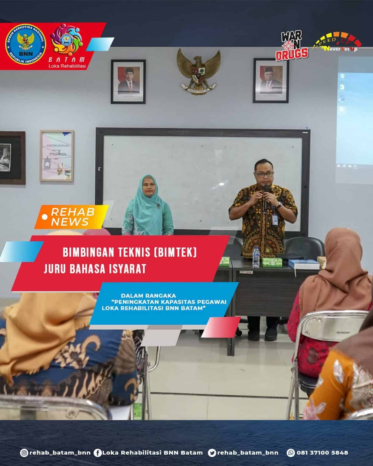 Bimbingan Teknis Juru Bahasa Isyarat (JBI) Bagi Petugas Rehabilitasi. Bimbingan Teknis Juru Bahasa Isyarat (JBI) Bagi Petugas Rehabilitasi.