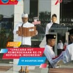 Upacara Bendera Memperingati HUT Kemerdekaan ke 78 Republik Indonesia