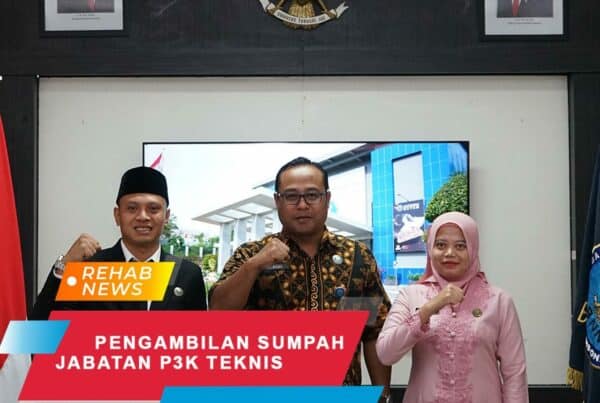 Upacara Pelantikan dan Pengambilan Sumpah/Janji P3K Teknis