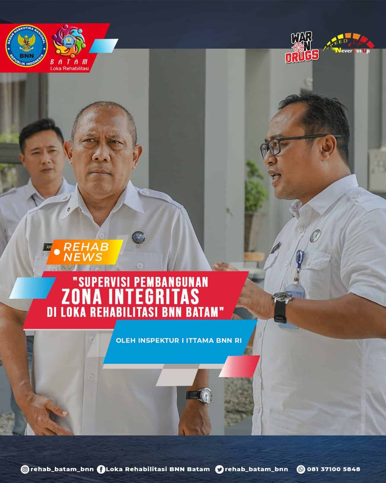 Kunjungan Inspektur 1 Ittama BNN RI dalam Rangka Evaluasi Pembangunan ZI Kunjungan Inspektur 1 Ittama BNN RI dalam Rangka Evaluasi Pembangunan ZI