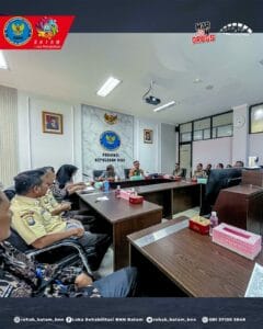 Kabag Rumga Biro Umum Settama BNN Gelar Kegiatan Monitoring Pengamanan Gedung di Lingkungan BNN Provinsi Kepulauan Riau.