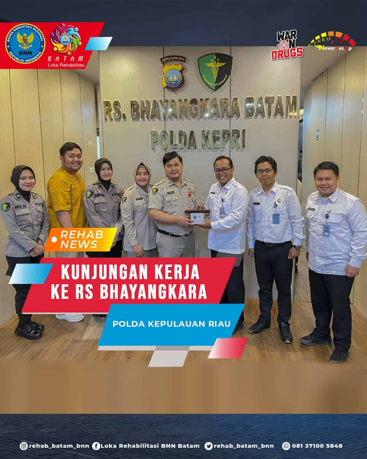 Kunjungan Kerja ke RS Bhayangkara Polda Kepulauan Riau Kunjungan Kerja ke RS Bhayangkara Polda Kepulauan Riau