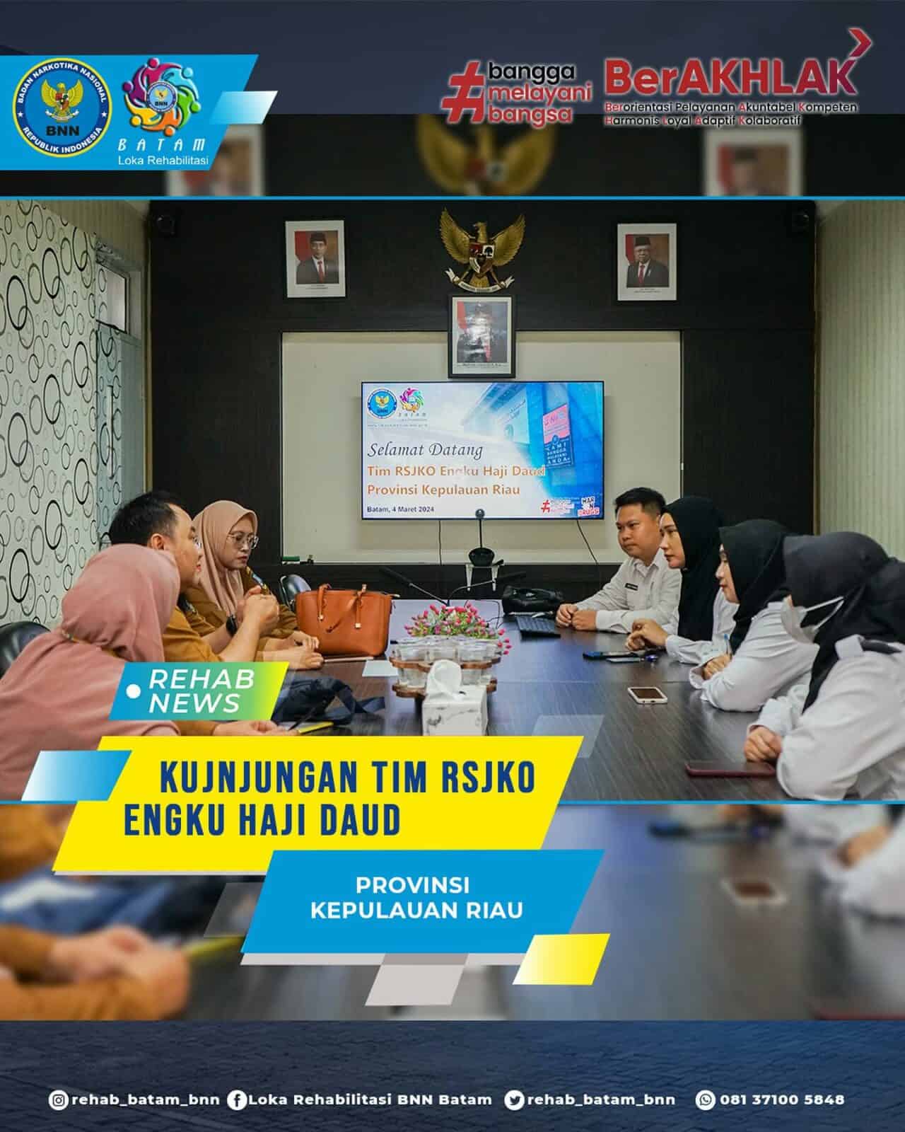 Tim RSJKO Engku Haji Daud Provinsi Kepulauan Riau Kunjungi Loka Batam Tim RSJKO Engku Haji Daud Provinsi Kepulauan Riau Kunjungi Loka Batam
