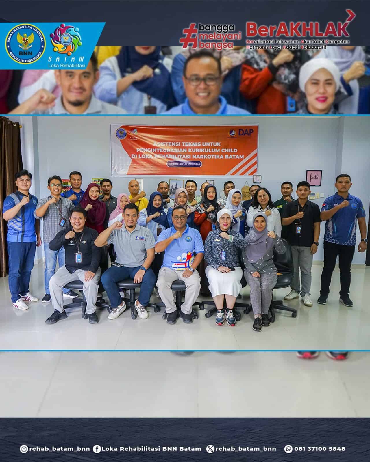 Asistensi Teknis Untuk Pengintegrasian Kurikulum CHILD di Loka Rehabilitasi Narkotika Batam Asistensi Teknis Untuk Pengintegrasian Kurikulum CHILD di Loka Rehabilitasi Narkotika Batam