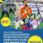 Rangkaian Acara Memperingati Hari Anti Narkotika Internasional (HANI) tahun 2024 Loka Rehabilitasi BNN Batam