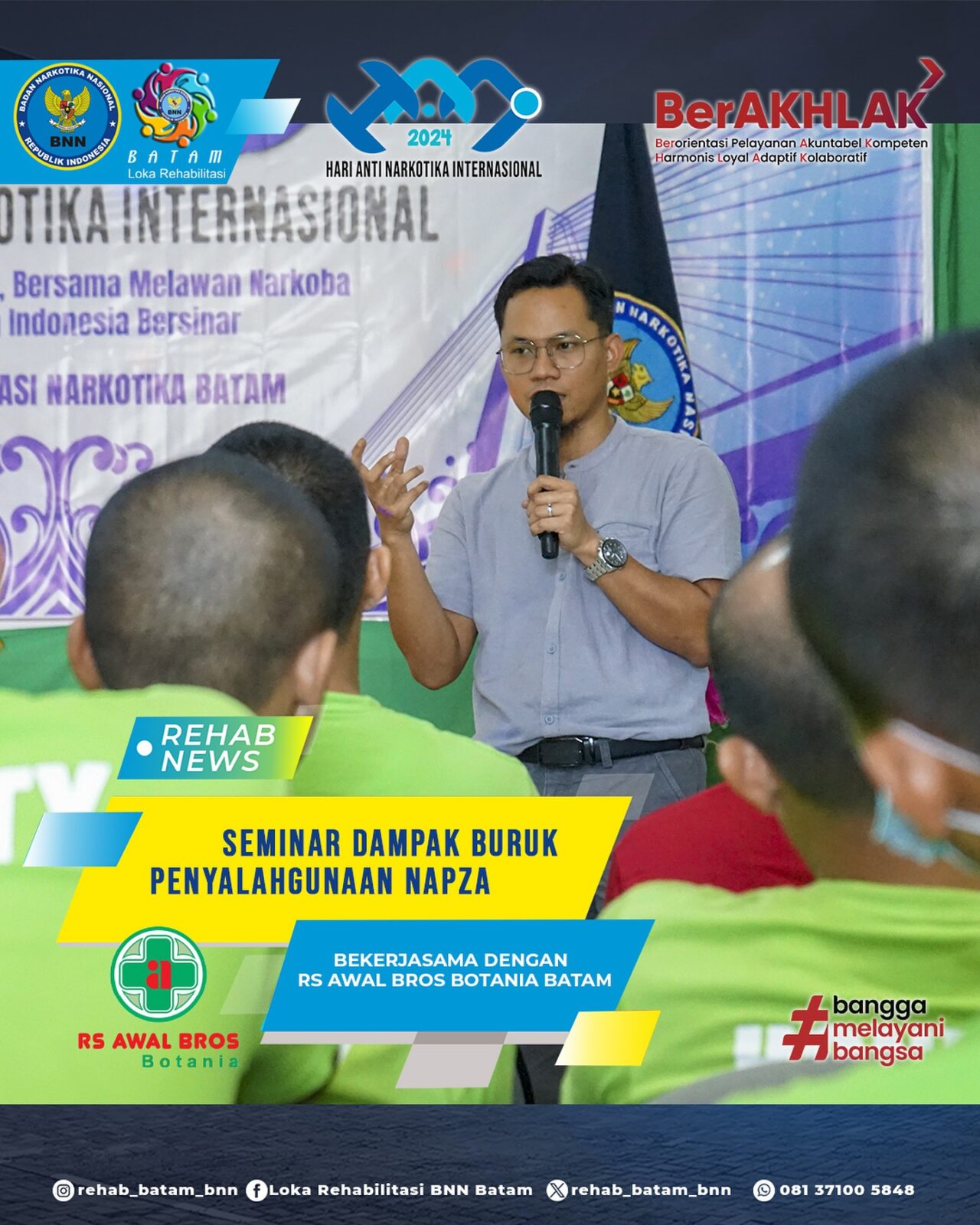 Seminar Dampak Buruk Penyalahgunaan NAPZA oleh dr. Ridho Berlianto, Sp.PD. Seminar Dampak Buruk Penyalahgunaan NAPZA oleh dr. Ridho Berlianto, Sp.PD.