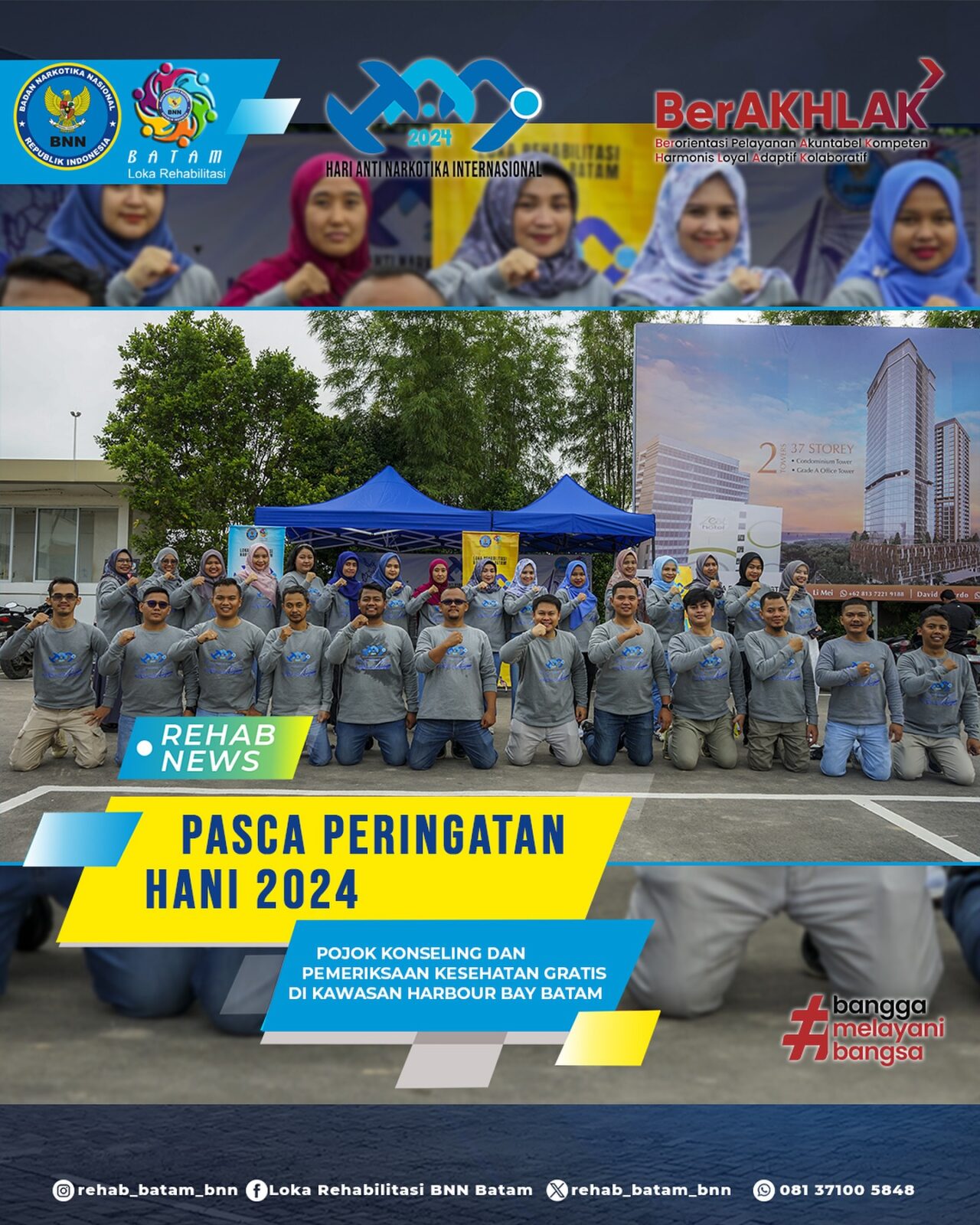 Pasca HANI Loka Batam Gelar Pojok Konseling dan Pemeriksaan Kesehatan Gratis di Kawasan Harbour Bay Batam Pasca HANI Loka Batam Gelar Pojok Konseling dan Pemeriksaan Kesehatan Gratis di Kawasan Harbour Bay Batam