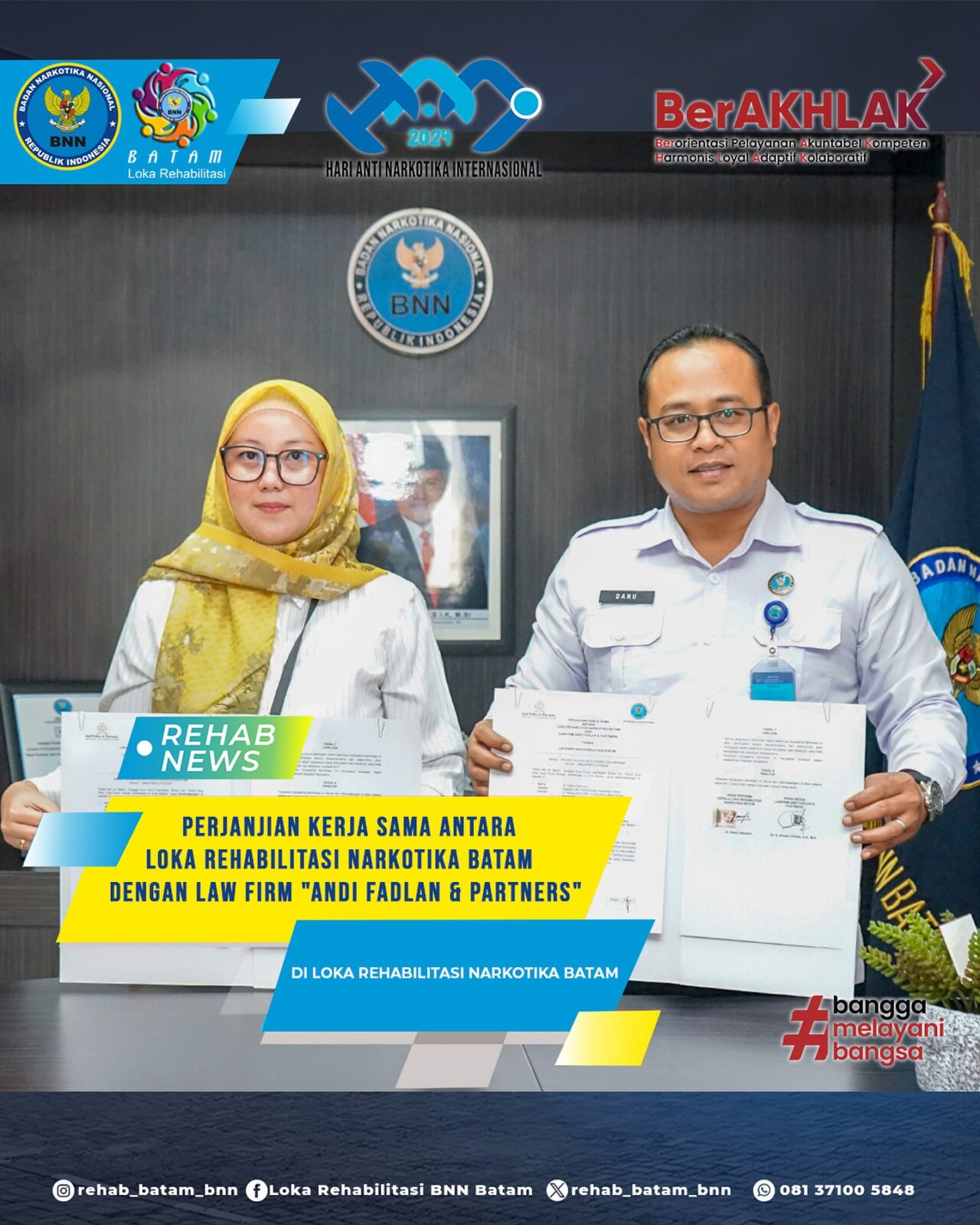 Kepala Loka Teken Perjanjian Kerja Sama (PKS) Dengan Law Firm Andi Fadlan & Partners Kepala Loka Teken Perjanjian Kerja Sama (PKS) Dengan Law Firm Andi Fadlan & Partners