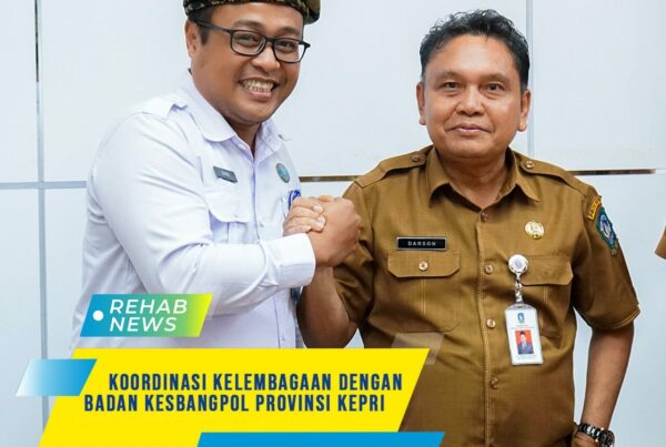 Bahas Rehabilitasi Anak, Kepala Loka Kunjungi Badan Kesbangpol Provinsi Kepulauan Riau.