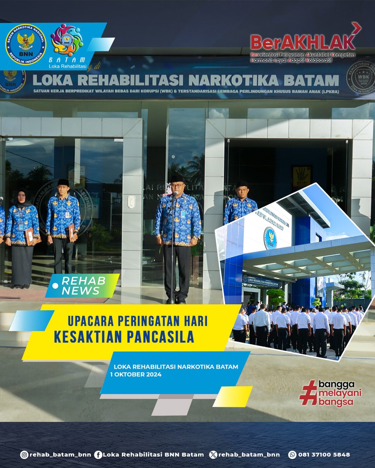 Upacara Peringatan Hari Kesaktian Pancasila tahun 2024 Upacara Peringatan Hari Kesaktian Pancasila tahun 2024.