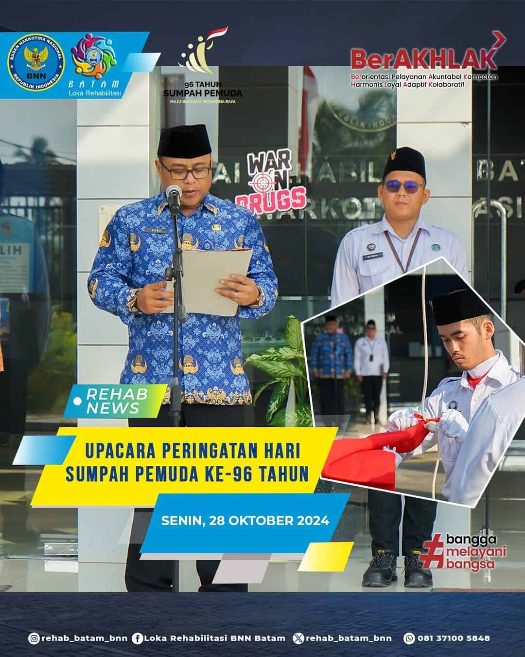 Upacara Bendera Peringatan Hari Sumpah Pemuda ke-96 Upacara Bendera Peringatan Hari Sumpah Pemuda ke-96