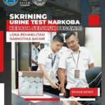 Kegiatan Skrining Tes Urine Narkoba Kepada Seluruh Pegawai.