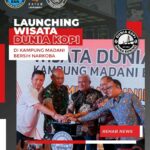 Peresmian Wisata Dunia Kopi Kampung Madani Bersinar di Kelurahan Muka Kuning