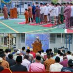Kegiatan Sholat Idul Fitri 1446 H di Area Masjid Loka Rehabilitasi Narkotika Batam