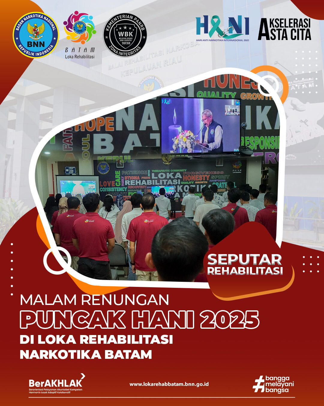 Malam Renungan Memperingati Puncak Hari Anti Narkotika Internasional (HANI) 2025 Malam Renungan Memperingati puncak Hari Anti Narkotika Internasional (HANI) 2025
