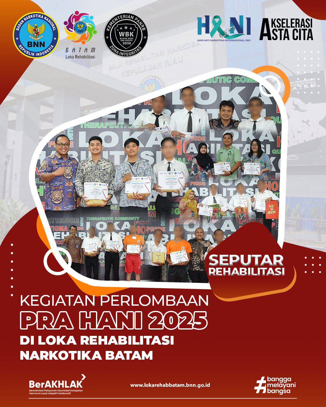 Rangkaian Kegiatan Memperingati Hari Anti Narkotika Internasional 2025 Rangkaian Kegiatan Memperingati Hari Anti Narkotika Internasional 2025