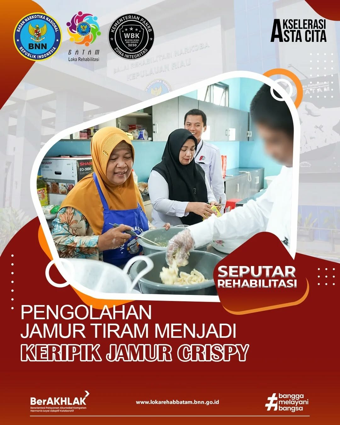 Terapi Keterampilan Hidup Dasar (TKHD) - Pembuatan Keripik Jamur Terapi Keterampilan Hidup Dasar (TKHD) - Pembuatan Keripik Jamur